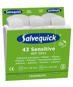 Salvequick Sensitive kuitukangaslaastari