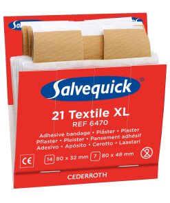 Salvequick iso kangaslaastari, 6 x 21 kpl